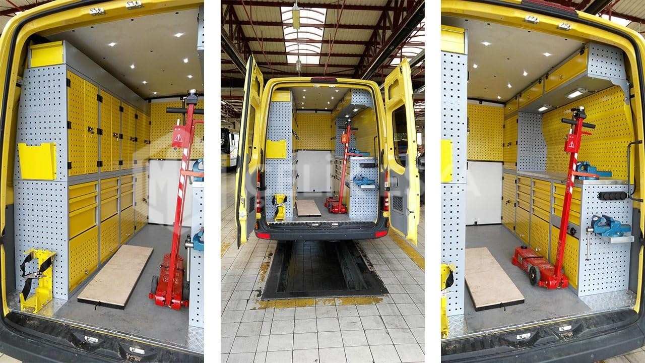 Mercedes Sprinter Araç İçi Dolap Sistemleri MK-415 Mercedes Sprinter Araç İçi Dolap Sistemleri MK-415