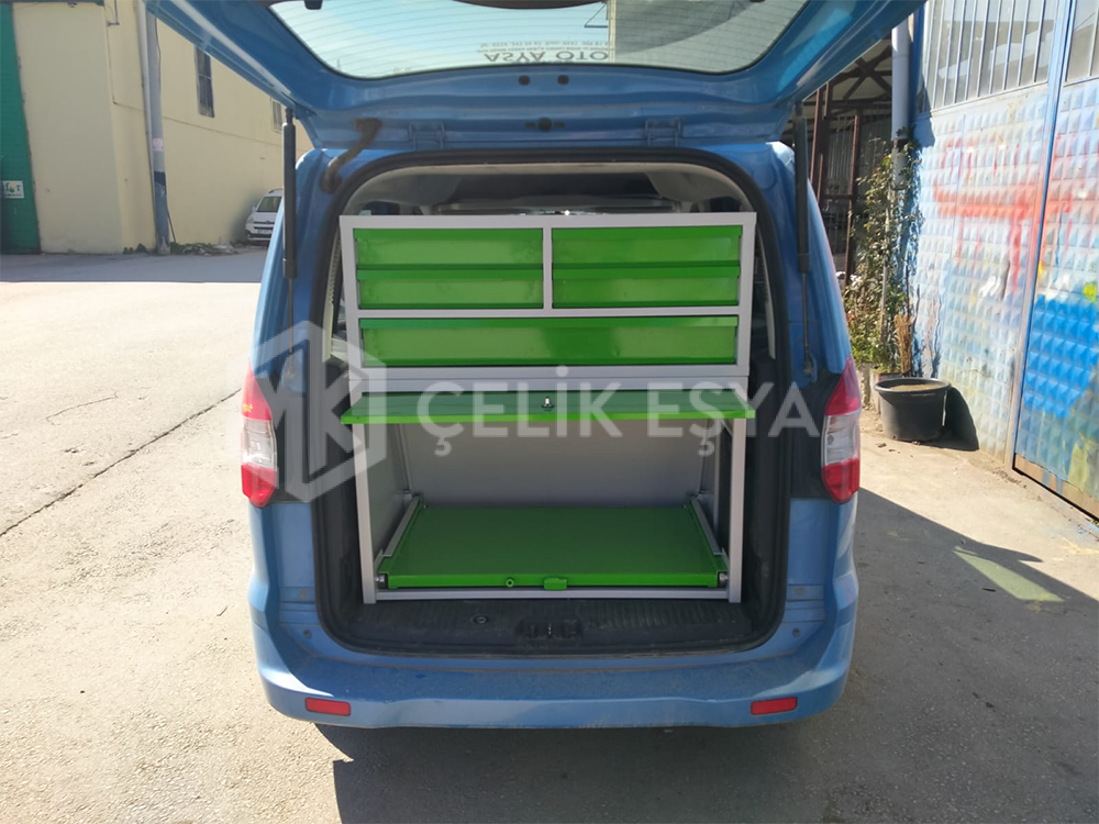 Ford Tourneo Connect Araç içi Dolap Sistemleri MK-410 Ford Tourneo Connect Araç içi Dolap Sistemleri MK-410