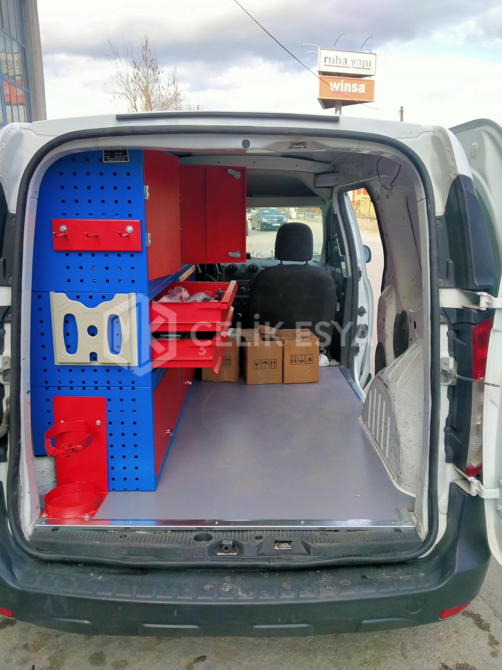 Dacia Dokker Van Araç içi Dolap Sistemleri MK-411